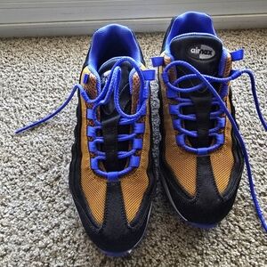 Nike Air Max Black and Orange Sneakers